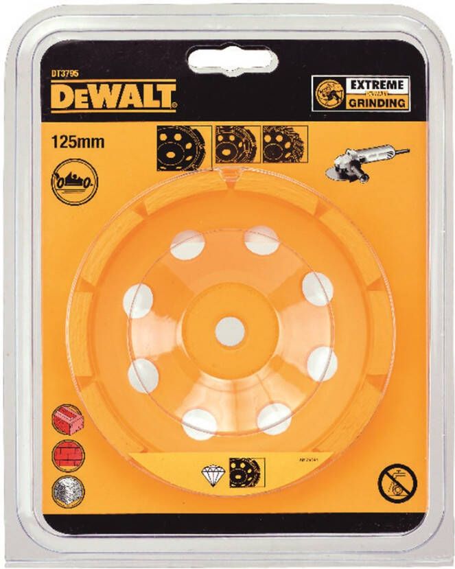 DeWalt Accessoires Diamantslijpkop 125mm DT3795-QZ