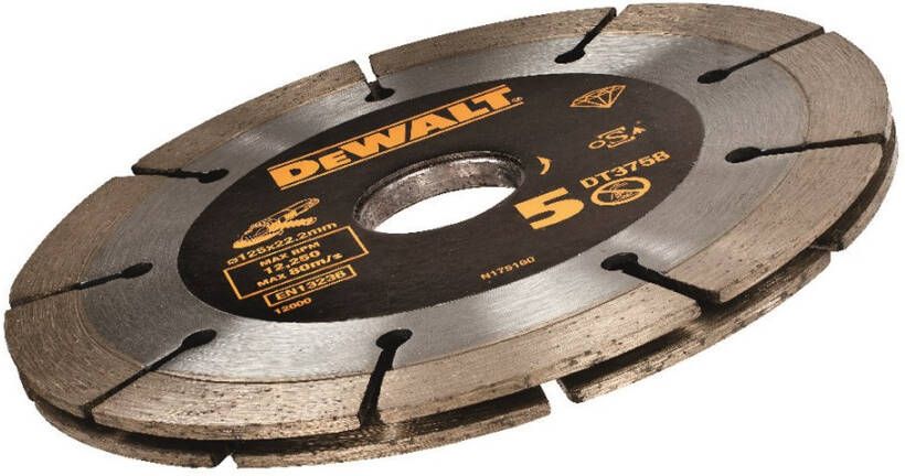 DeWalt Accessoires Diamantvoegenfrees EXTREME 125mm DT3758-QZ