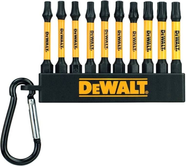 DeWalt Accessoires DT7275-QZ Torx High Impact Schroevendraaierbitset | 57mm | 10-delig DT7275-QZ