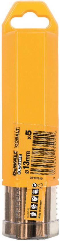 DeWalt Accessoires HSS INDUSTRIAL COBALT Metaalboor 13.0mm DT4949-QZ