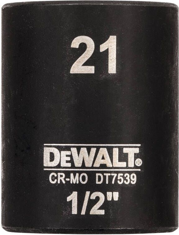 DeWalt Accessoires Impact dop 21mm 1 2" (Kort 38mm) DT7539-QZ