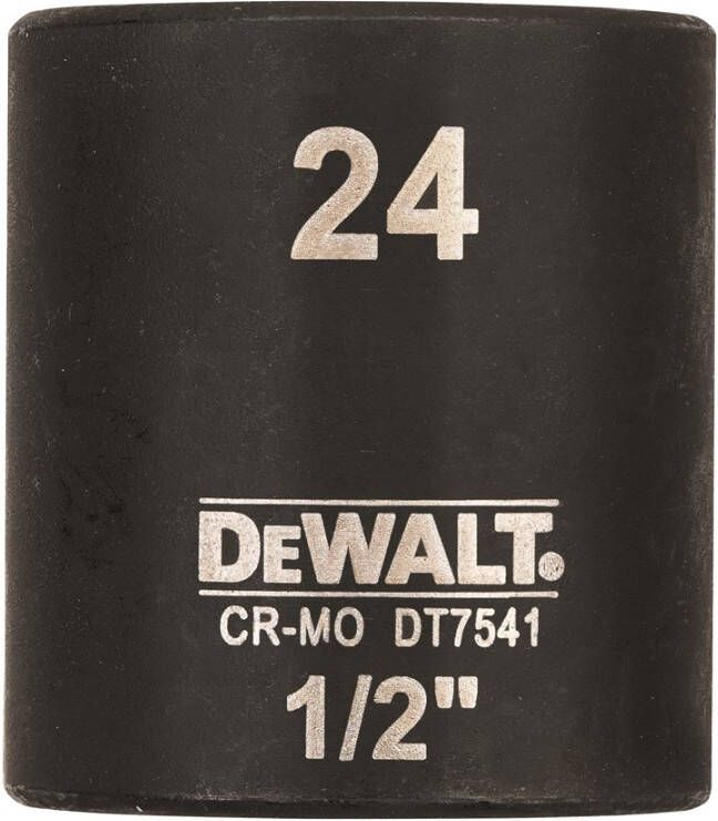 DeWalt Accessoires Impact dop 24mm 1 2" (Kort 38mm) DT7541-QZ