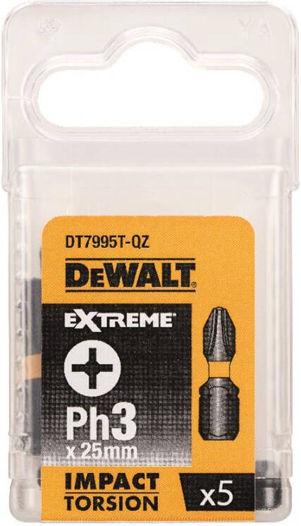DeWalt Accessoires IMPACT Torsion 25mm Ph3 DT7995T-QZ