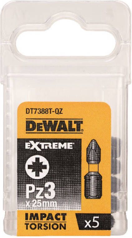 DeWalt Accessoires IMPACT Torsion 25mm Pz3 DT7388T-QZ