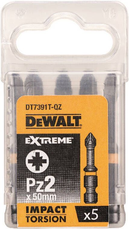 DeWalt Accessoires IMPACT Torsion 50mm Pz2 DT7391T-QZ