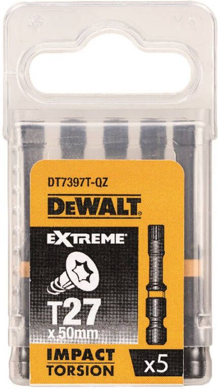 DeWalt Accessoires IMPACT Torsion 50mm Torx T27 DT7397T-QZ