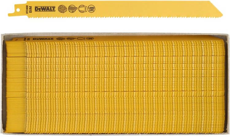 DeWalt Accessoires Reciprozaagblad BiM 222 5x2 5 Hout Pallet S2345X DT2400-QZ