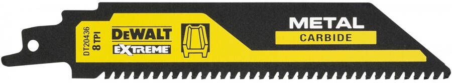 DeWalt Accessoires Reciprozaagblad Carbide | 152x3 1 mm | metaal DT20436-QZ