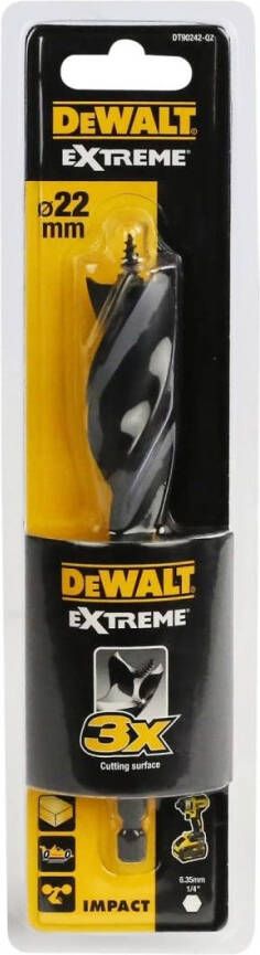 DeWalt Accessoires Speedboor | tri flute EXTREME | 22 x 152 mm DT90242-QZ