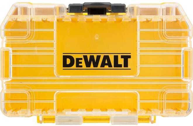 DeWalt Accessoires TOUGH CASE maat klein leeg x1 + TicTac leeg x1 + 25 mm 7 stuks houder x2 + 57 mm 7 stuks houder x2 DT70801-QZ
