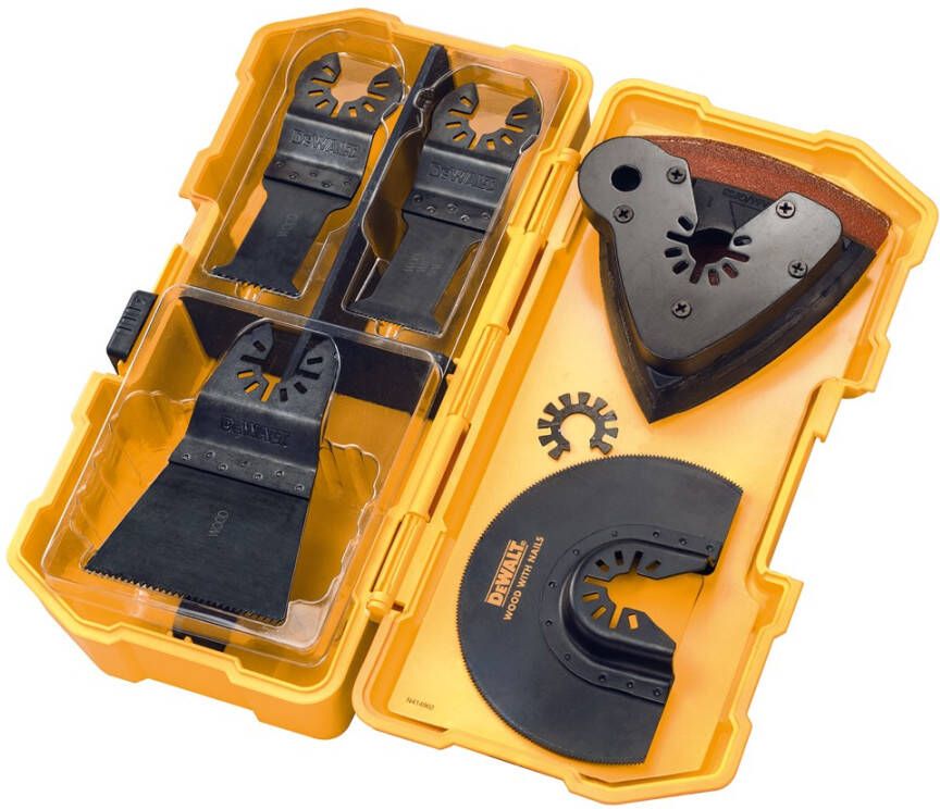 DeWalt Accessoires Zaagbladenset met schuurpapier 8-delig DT20700 DT20701 DT20704 DT20705 DT20710 Schuurpapier x 3 DT20731-QZ