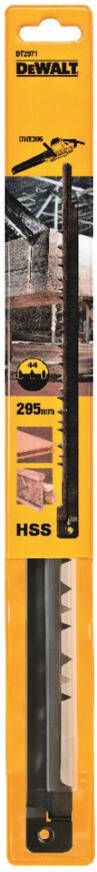 DeWalt Accessoires Alligatorzaagblad 295mm HSS voor snelle zaagsneden in natuurlijke en samengestelde houtsoorten niet voor spaanplaat DT2971-QZ
