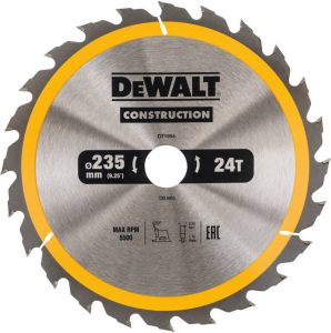 DeWalt Cirkelzaagblad 235x30x24t positief 20° kerf 2 6mm DT1954-QZ