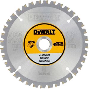 DeWalt Cirkelzaagblad Aluminium 165x20x36T .99 1.49 FTG +3° DT1911-QZ