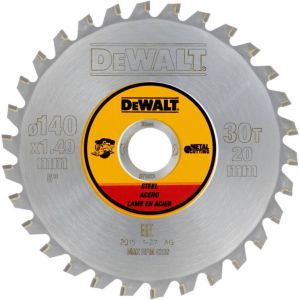 DeWalt Cirkelzaagblad Staal 140x20x30T 1.13 1.49 TCG +1.5° DT1923-QZ