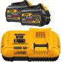 DeWalt DCB118T2-QW Starterset DCB118 snellader voor 18V en FLEXVOLT accu&apos;s + 2x Accu DCB546 DCB118T2-QW - Thumbnail 2