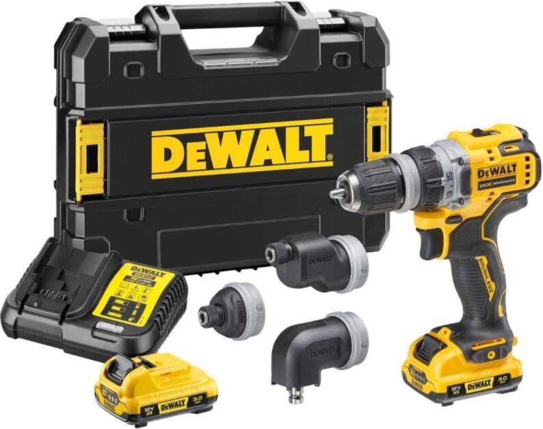 DeWalt DCD703L2T Accu Schroefboormachine | Multi-head | Set | 12 V | 3 0 AH Li-ion DCD703L2T-QW