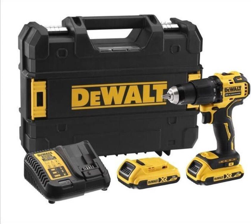 DeWalt DCD709D2T-QW Accu klopboormachine 18V 2 0Ah Li-Ion in TSTAK koffer DCD709D2T-QW