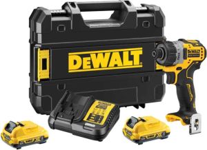 DeWalt DCF601D2 | Compacte accu schroefmachine | 1 4" | 12 Volt | 2.0Ah Li-Ion DCF601D2-QW