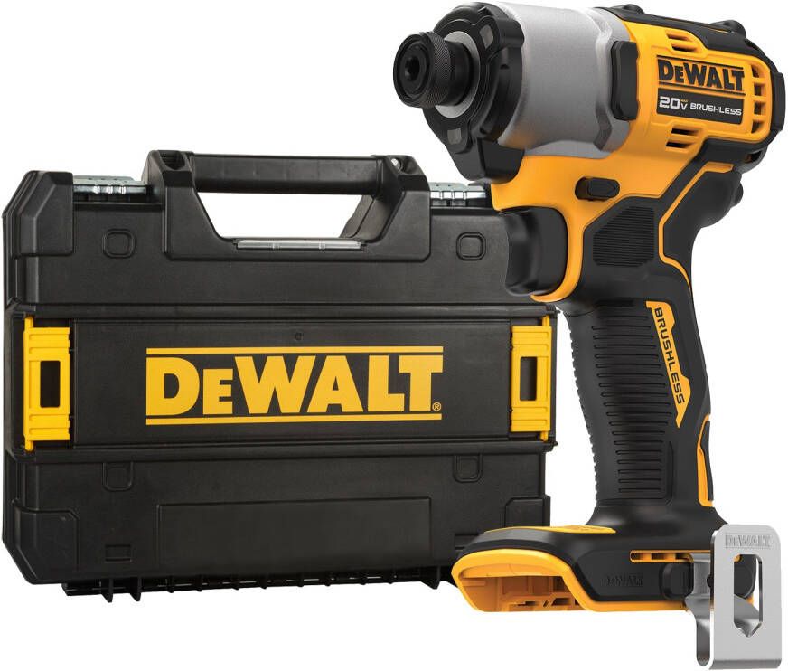 DeWalt DCF840NT Accu Slagschroevendraaier | 1 4" | 18V XR | Excl. accu en lader | in TSTAK DCF840NT-XJ