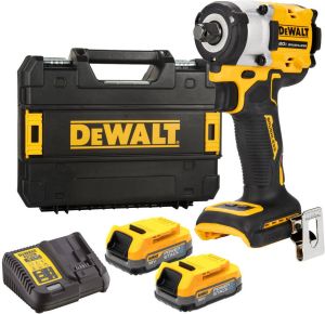 DeWalt DCF921E2T Accu Slagmoersleutel | Set | met Frictiering 1 2” | 18V XR Powerstack | in TSTAK