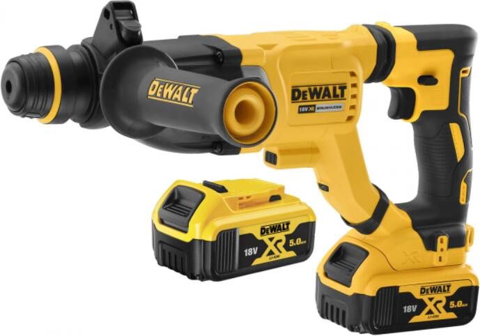 DeWalt DCH263P2 | Accu SDS+ Combihamer 3.0J | 2x 5.0 Ah | In stevige koffer DCH263P2-QW