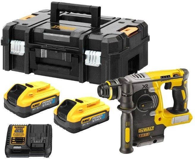 DeWalt DCH273H2T-QW 18V XR Li-ion Brushless SDS+ Combihamer | 24 mm | 2 x 5 0 Ah accu + lader | TSTAK koffer DCH273H2T-QW