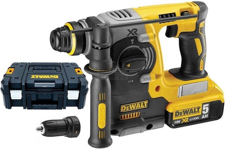 DeWalt DCH274P2T 18V XR Li-ion Brushless SDS+ Combihamer met snelwisselboorkop DCH274P2T-QW