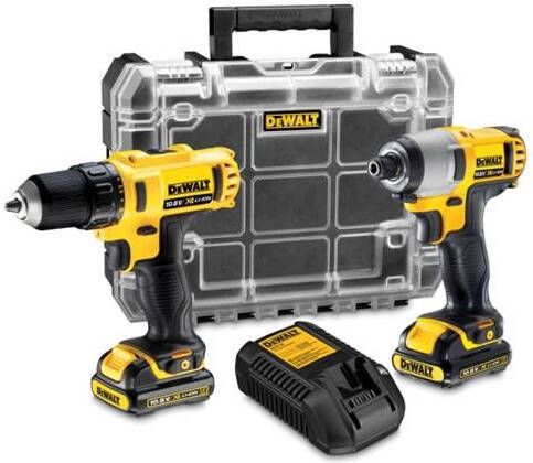 DeWalt DCK211D2T-QW | DCD710 + DCF815 2.0Ah | in TSTAK koffer DCK211D2T