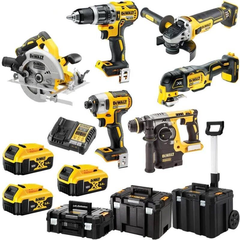 DeWalt DCK685P3T | Combiset | DCD796 + DCF887 + DCH273 + DCG405 + DCS570 + DCS356 | 18V | 5 0Ah Li-Ion | in TSTAK DCK685P3T-QW