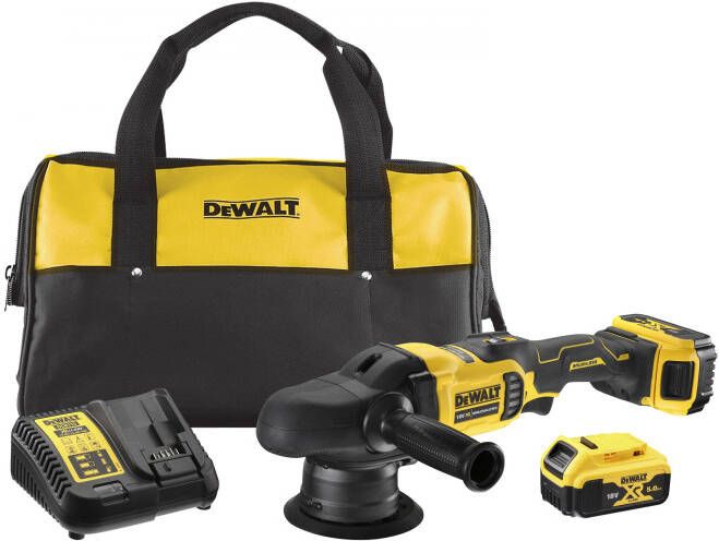 DeWalt DCM848P2 | Haakse Polijstmachine | 18V XR Brushless | 125-180MM | 2X 5.0AH in Draagtas DCM848P2-QW