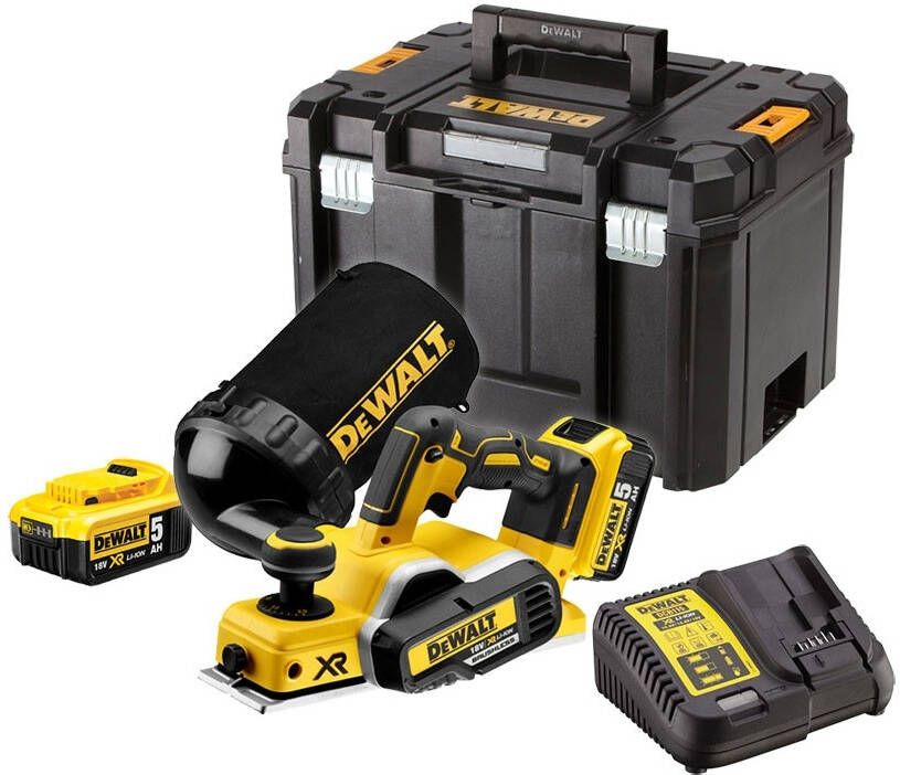 DeWalt DCP580P2 Accuschaafmachine 18v 5 0Ah Li-Ion