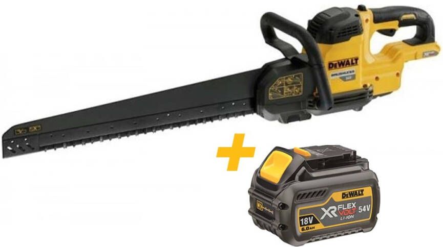 DeWalt DCS397N-XJ XR Flexvolt Accu Alligatorzaag 430mm | Inclusief DCB546-XJ XR FLEXVOLT 18V-54V 6.0Ah accu