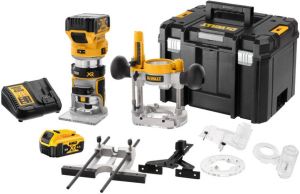 DeWalt DCW604P2 | Accu bovenfrees kantenfrees | 18V | 5.0Ah | Li-Ion | Set