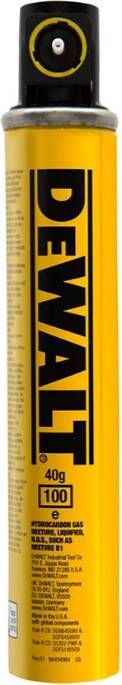 DeWalt DDF8450000 C6 TRAK-IT Gasfles DDF8450000