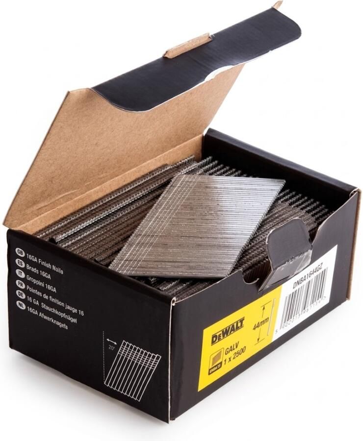 DeWalt Accessoires DNBA1638SZ | 38mm RVS brads voor DCN660 en DC618KB accutacker DNBA1638SZ - Foto 3