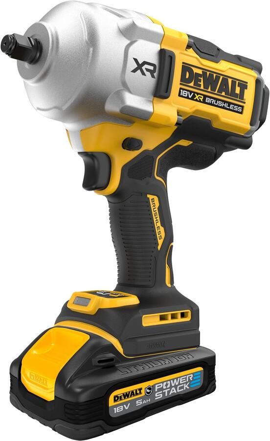 DeWalt DCF961H2G-QW Accu Slagmoersleutel | XR 18V | Veiligheidsring | 1632 Nm | 1 2'' | 2x 5 0Ah Accu's + lader DCF961H2G-QW