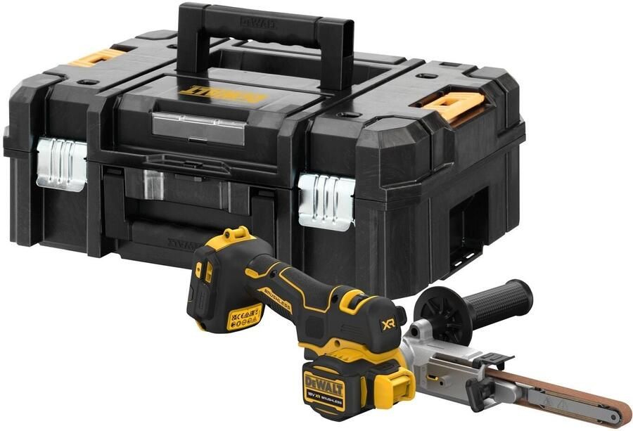 DeWalt DCM200NT Accu stripschuurmachine 13mm 18V XR zonder accu's en lader in T-Stak DCM200NT-XJ