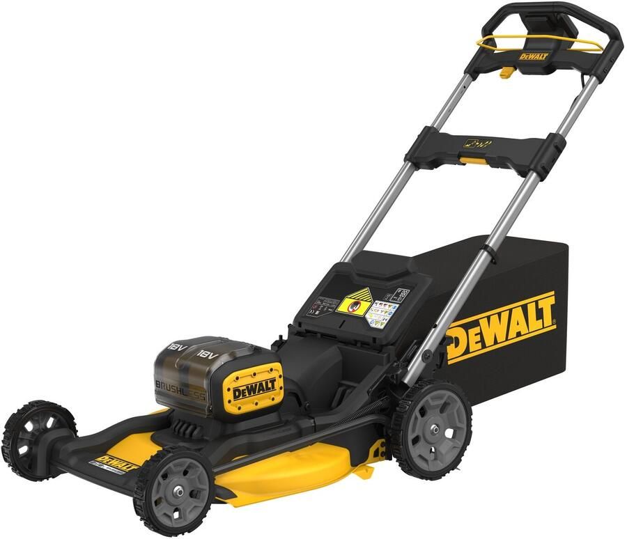 DeWalt DCMWP134W2-QW Accu Grasmaaier | 2x18V | 53 cm | 2x 8 0Ah accu + lader DCMWP134W2-QW