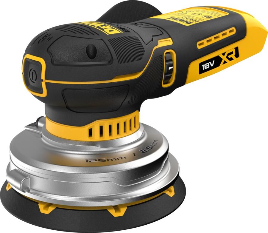 DeWalt DCW211N-XJ 18V XR BL Excentrische Schuurmachine 125mm | zonder accu's en lader | in doos DCW211N-XJ