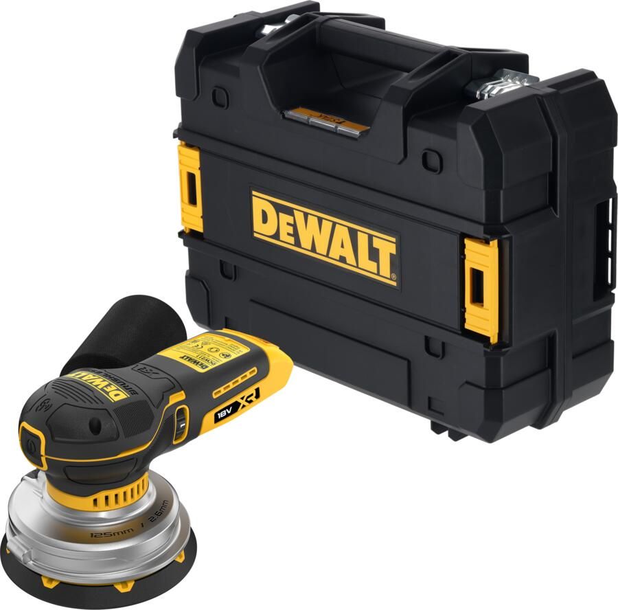 DeWalt DCW211NT-XJ 18V XR BL Excentrische Schuurmachine 125mm | zonder accu's en lader | in TSTAK koffer DCW211NT-XJ