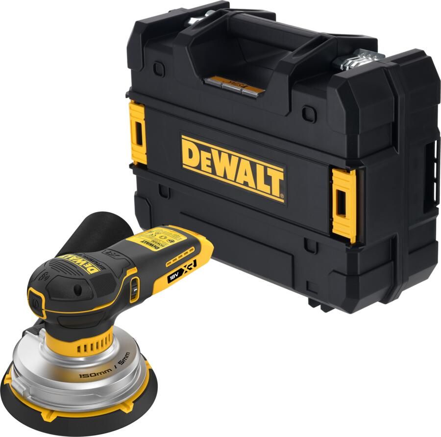 DeWalt DCW230NT-XJ 18V XR BL Excentrische Schuurmachine 150mm | zonder accu's en lader | in TSTAK koffer DCW230NT-XJ