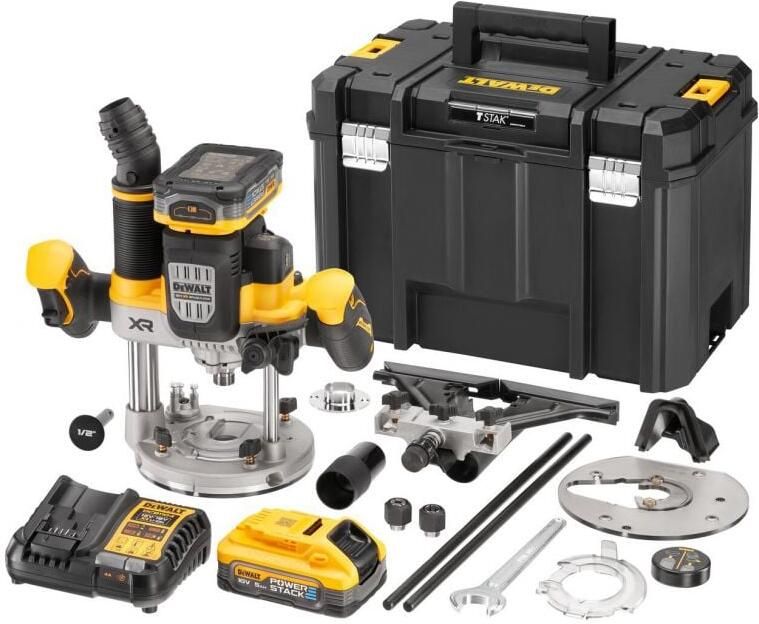 DeWalt DCW620H2 | Accu bovenfrees | 18V | 2x 5.0 Powerstack accu&apos;s DCW620H2-QW
