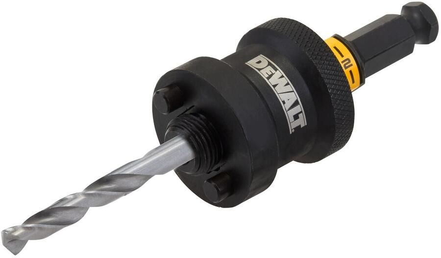 DeWalt DT20625-QZ Quick Connect Adapter | 1 2'' | Voor 32-210 mm Gatzagen | met Multimaterial Centreerboor DT20625-QZ