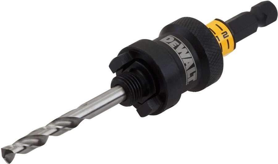 DeWalt DT20626-QZ Quick Connect Adapter | 3 8'' | Voor 14-30 mm Gatzagen | met Multimaterial Centreerboor DT20626-QZ
