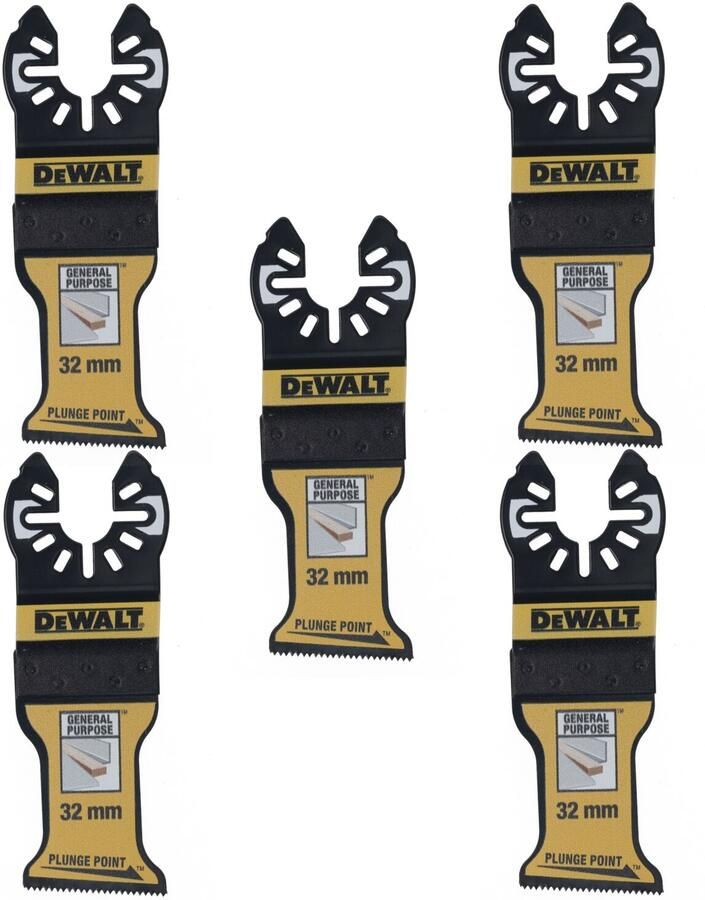 DeWalt DT20776 Multitool Zaagblad met Schuine Zaagsnede | 5stuks- DT20776-QZ