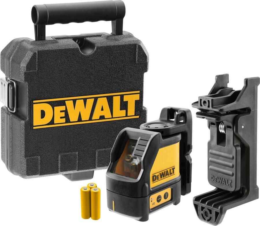 DeWalt DW088KD kruislijnlaser + Ontvanger DE0892 DW088KD - Foto 1