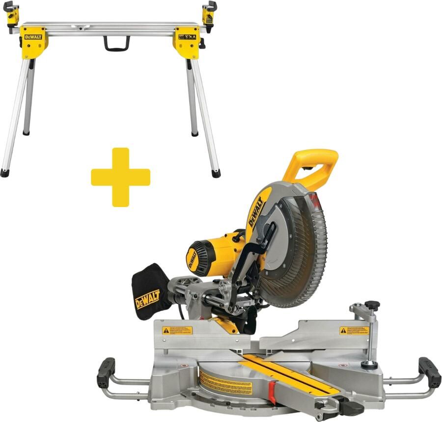 DeWalt DWS780SET afkort- en verstekzaag | + onderstel DE7033 DWS780SET - Foto 2