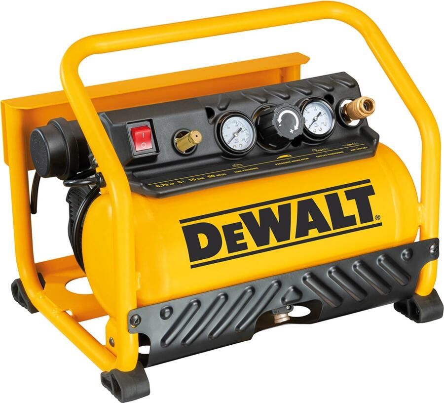 DeWalt DXCMS15RE stille olievrije compressor 230V 10 bar 5 liter DXCMS15RE