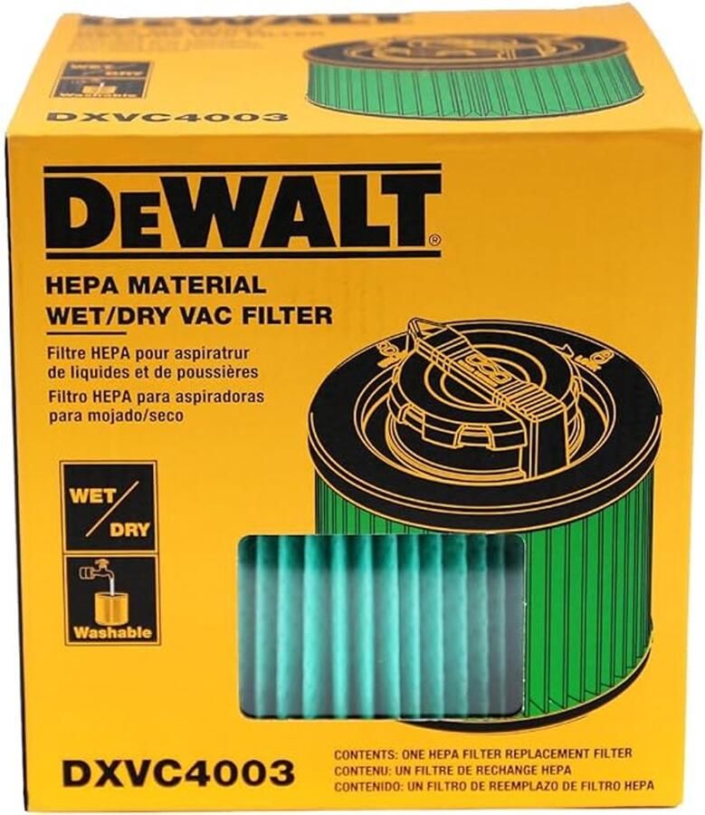 DeWalt Patroonfilter | HEPA | Voor Toolbox Model DXVC4003